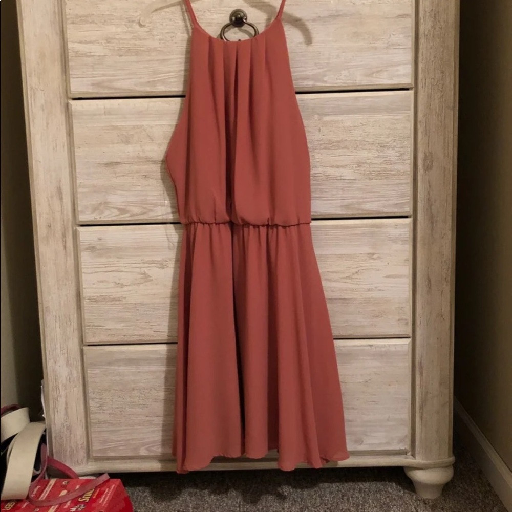Rose color dress from Francesca’s